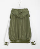 Hayats Color Matching Over Hood Zip-Up