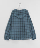Henma Check Hood Long Sleeve Shirt