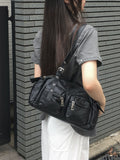 Poba Daily Pocket Baguette Shoulder Bag