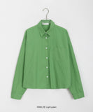 Yonin Crop Cotton Shirt