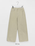 Himiro Basic Cotton Wide Pants