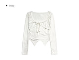 Blem Ribbon Strap Cutting T-Shirt