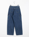Harob brushed cargo denim pants