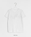 Harletter Star Embroidered Crop Short Sleeve Tee