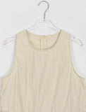 Fanati pocket pin tuck flare long one piece