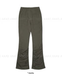 DRAPE SHIRRING BOOTCUT SLACKS
