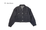 Wed Denim Crop Damage Jacket