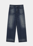 24SS★DART BRUSH WIDE DENIM PANTS