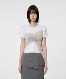 Bustier Layered T-Shirt
