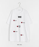 Tuenpi Printing Over Short Sleeve Tee