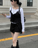 Ladle Wrap Mini Skirt Pants