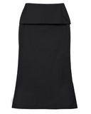 Drape Layered Maxi Skirt