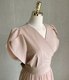 S/S Acid Puff Flare Sha One Piece