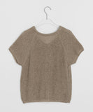 Hitu Summer Openwork Knit Short Sleeve Cardigan