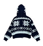 NORDIC KNIT HOODIE