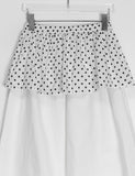 Euron Layered Dot Skirt Pants