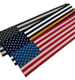 American flag chiffon scarf