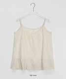 Trel Flower Lace Sleeveless Blouse