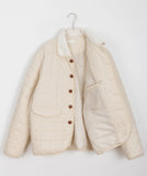 Alme quilted pocket collar padded jumper