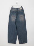 Haneun Parachute Wide Denim Pants