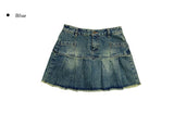 Hinari Pocket Denim Mini Skirt
