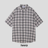 Alo summer linen checked shirt