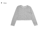 Hari Linen Crop Cardigan