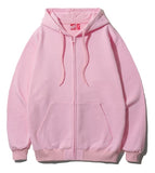 950g Original Plain Zip-Up Hoodie