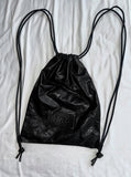 Leather String Patch Bag