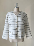 Erina Stripe Knit Jacket Cardigan