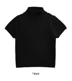 WOOL TURTLENECK HALF KNIT