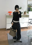 LINE-UP SNAP RIB LONGSLEEVE