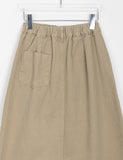 Fidio banding peach fuzz long skirt