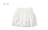 Dot Tiered Mini Skirt