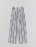 Hoch Summer Stripe Wrap Skirt Pants
