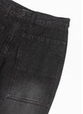 FOLD BLACK POCKET DENIM