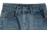 Corey washing denim wide pants