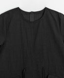 Hirot Short Sleeve Nylon Pocket Long One Piece