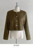 Jenny Suede Crop Jacket