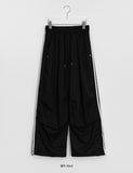 Viewde Summer Track Banding Wide Pants