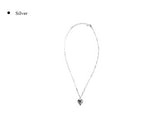 Tangle Heart Silver Chain Necklace