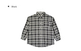 Sheer Overfit Check Shirt