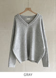 Jerib V-neck Loose Fit Knit