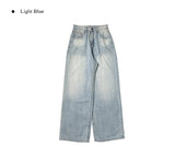 Aker Hood Washing Wide Denim Pants