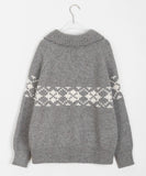 Accu Nordic Wool Mix Color Cardigan