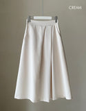 Renea Satin Flare Skirt