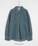 Akimo Pocket Vintage Denim Shirt