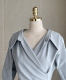 Vinta Collar Shirring One Piece