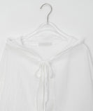 Hikota Summer Ribbon Hood Bolero Cardigan