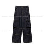 Abe Raw Stitch Cargo Denim Pants